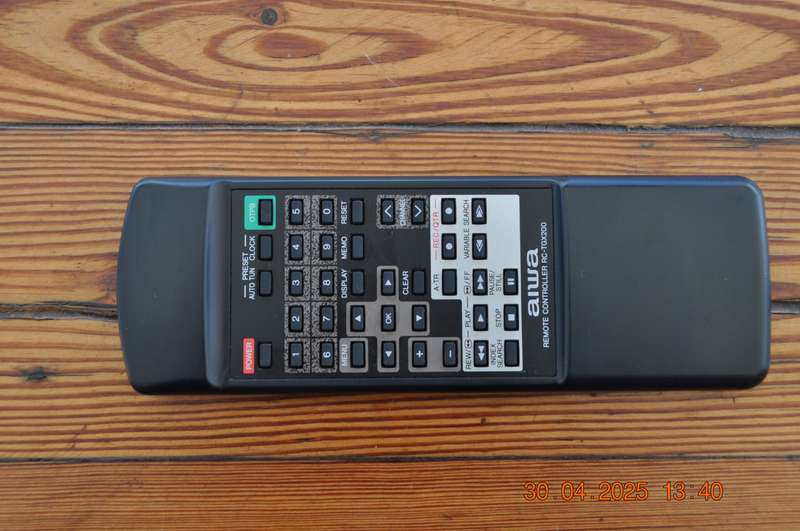Original Aiwa Hifi System Remote Control RC-TGX200