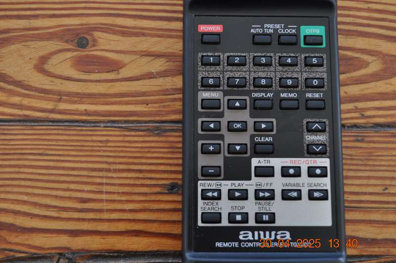 Original Aiwa Hifi System Remote Control RC-TGX200