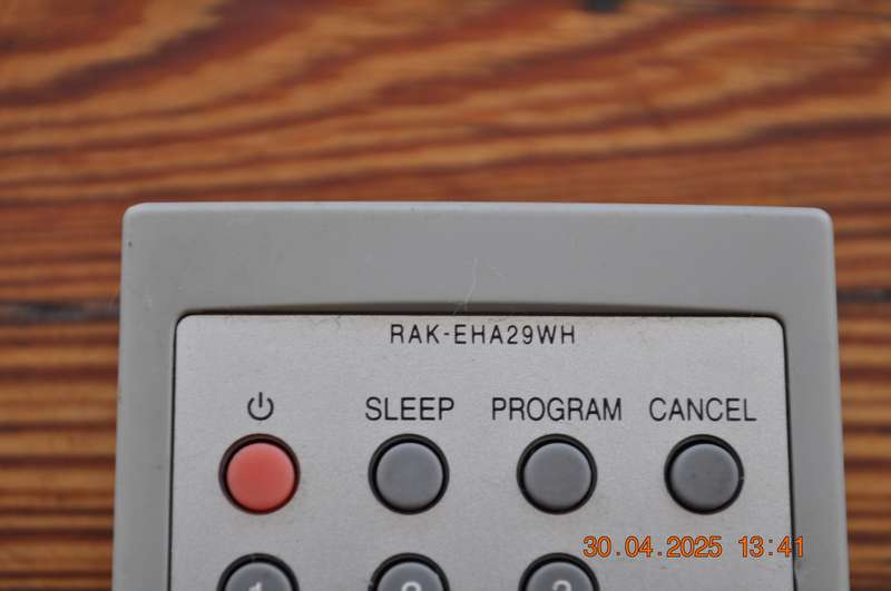 Original Technics Audio System Remote Control RAK-EHA29WH