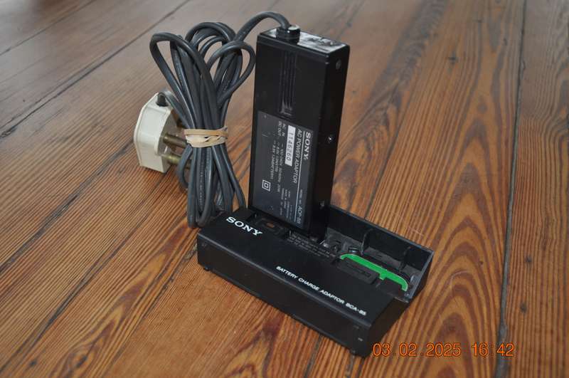 Vintage Sony Battery Charger Adaptor For Older Camcorders