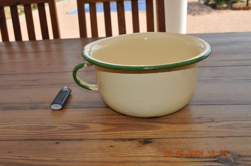 Vintage Enamel Potty