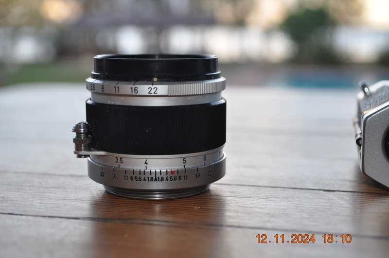 Canon P Rangefinder 35mm Film Camera 50mm 1.8 L39 Lens and Light Meter