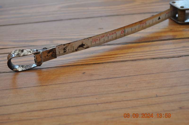 Vintage Stanley Hand Held 50m Measuring tape