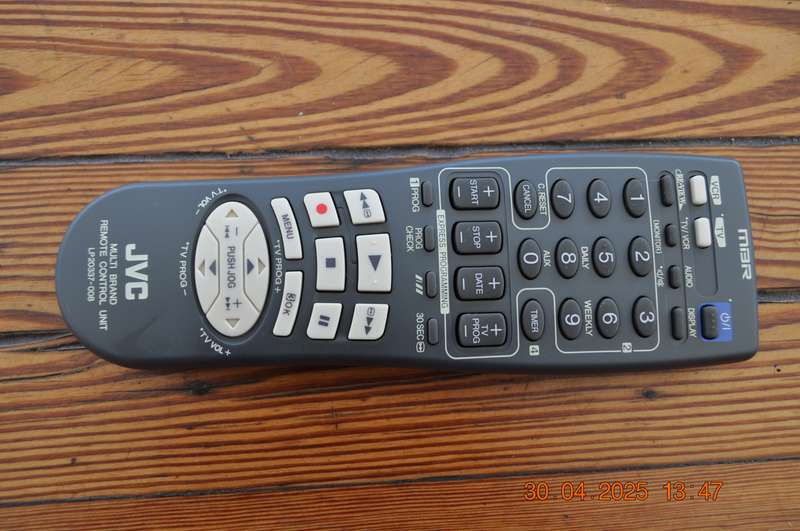 Original JVC TV VCR Remote Control LP20337-013