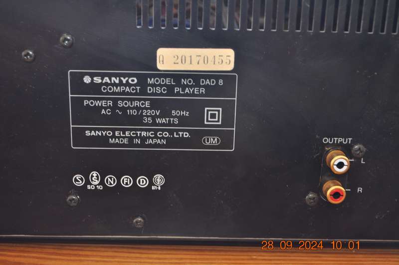 Vintage Sanyo DAD 8 CD Players