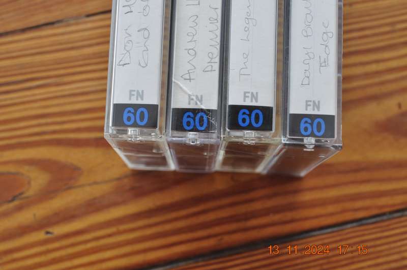 Old School Sony FN 60 Cassettes