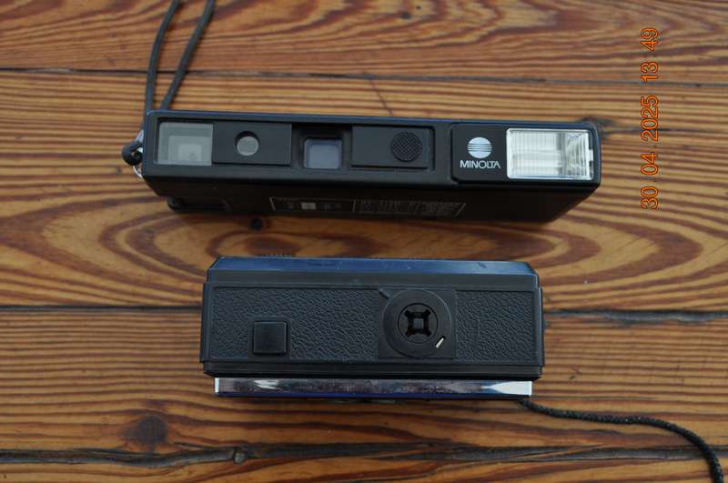 Vintage Minolta and Halina Film Cameras (as is)