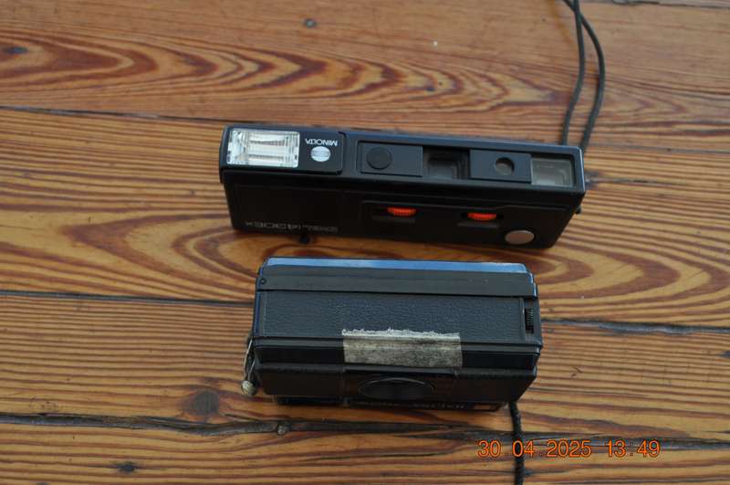 Vintage Minolta and Halina Film Cameras (as is)