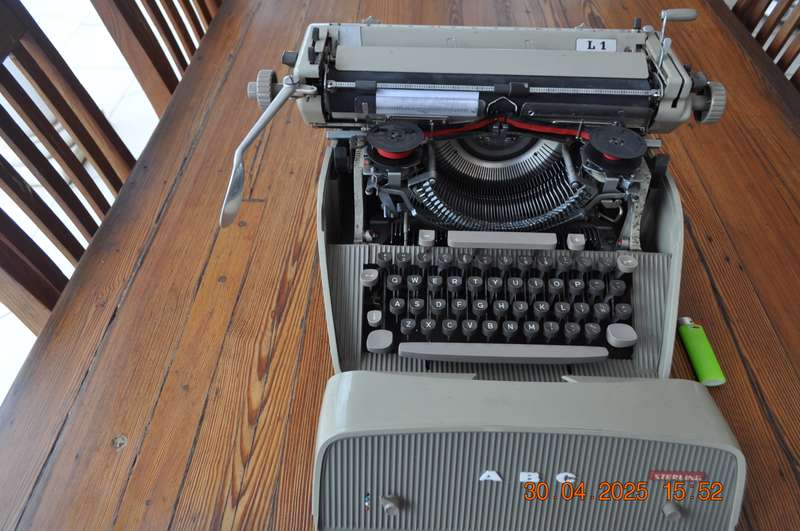 Vintage ABC Sterling Manual Typewriter