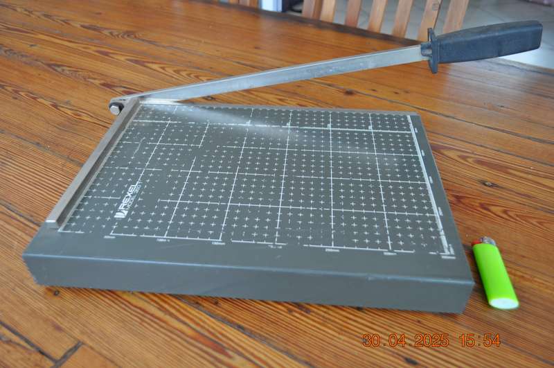 Vintage Rexel Paper Cutter Guillotine