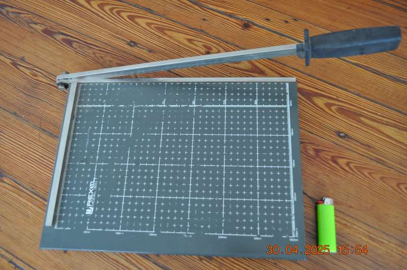 Vintage Rexel Paper Cutter Guillotine