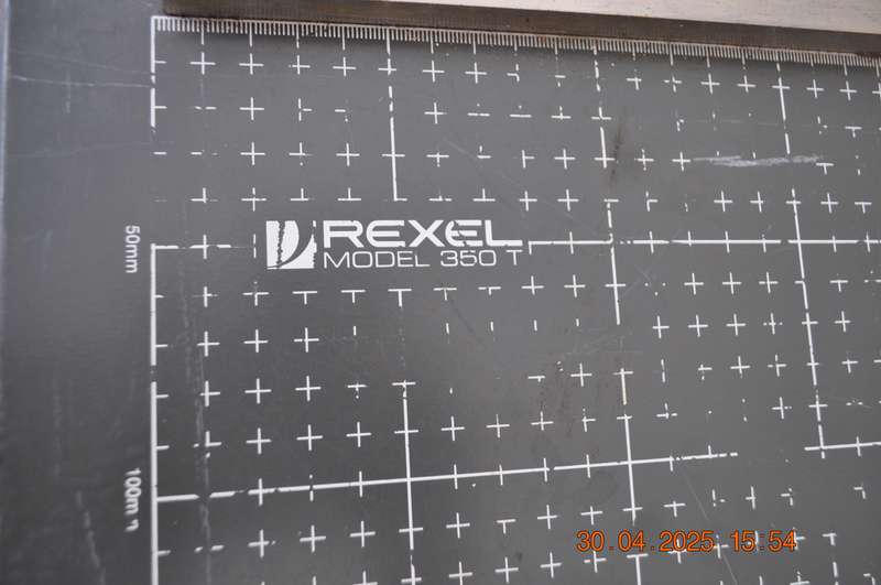 Vintage Rexel Paper Cutter Guillotine