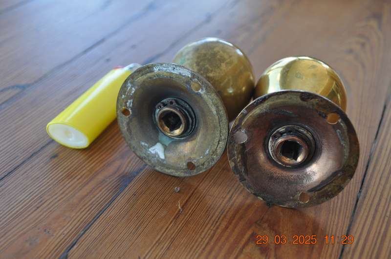 Vintage Brass Door Knobs
