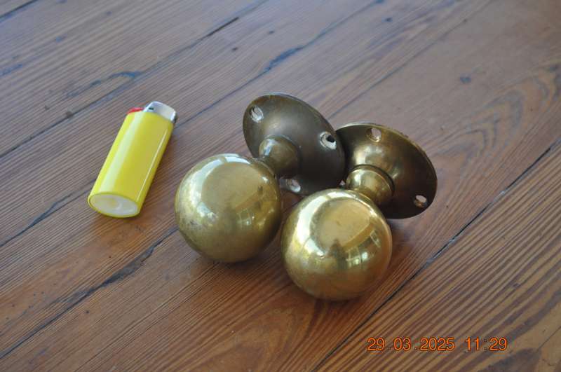 Vintage Brass Door Knobs