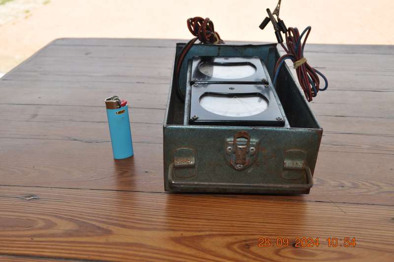 Vintage Wilkson Volt Amperes Meter
