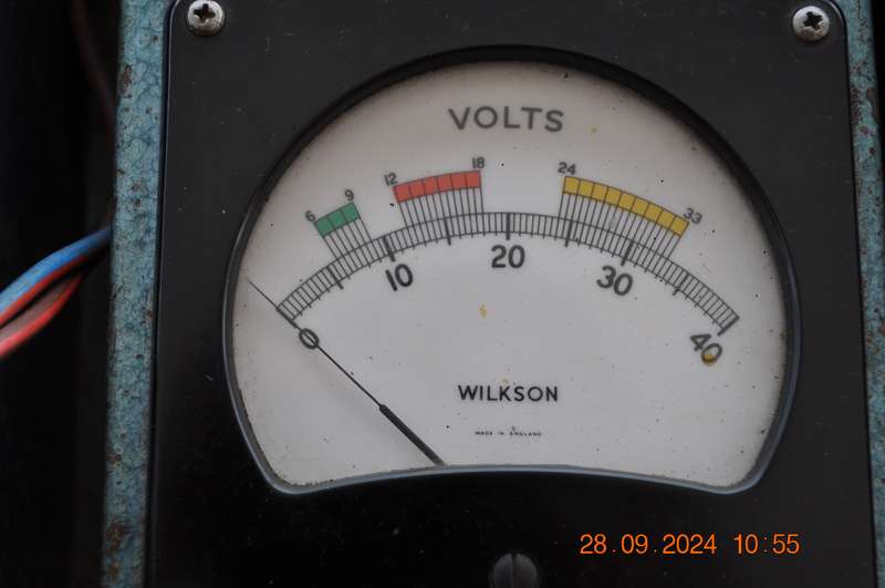 Vintage Wilkson Volt Amperes Meter