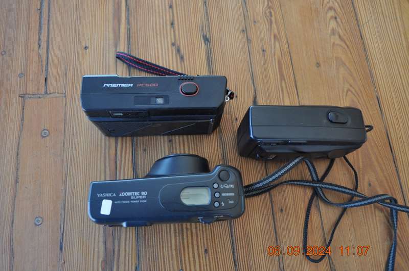 Film Cameras For Parts Or Display x 3