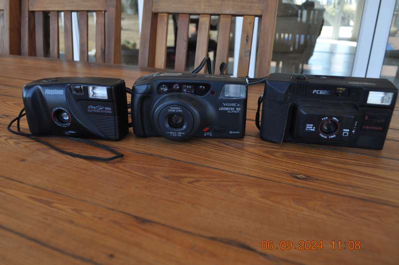Film Cameras For Parts Or Display x 3