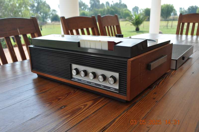 Vintage Phillips Reel to Reel Tape Recorder Player (as is)
