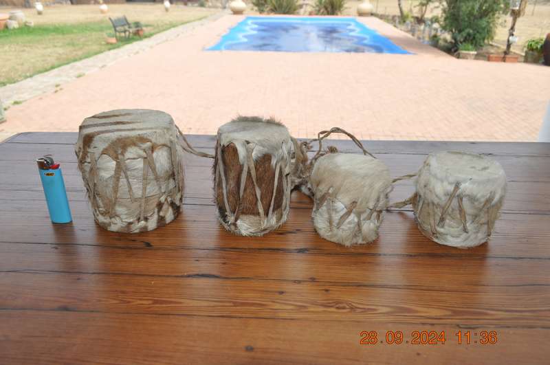Mini Tribal Drums For Decoration