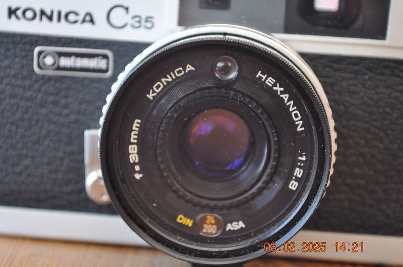 Vintage Konica C35 35mm Film Camera