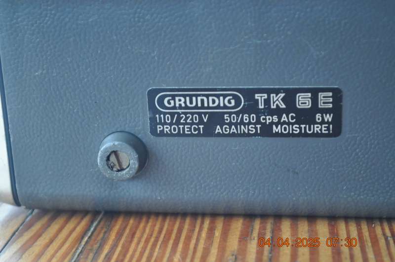 Vintage Grundig Reel to Reel Portable Tape Player (as is)