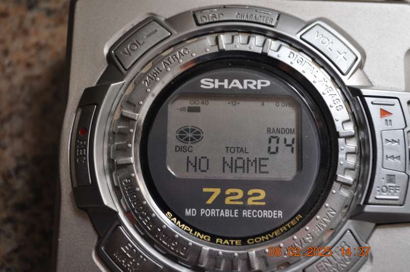 Sharp Minidisc MD-MS722H Recorder Player