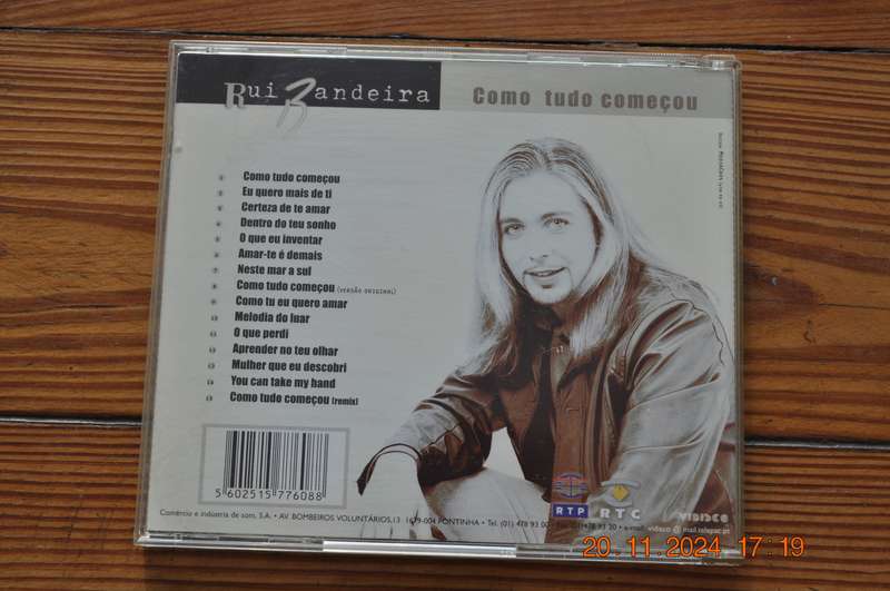 Rui Bandeira  Coma Tudo Comecou  (Cd Portuguese)