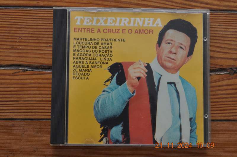 Teixeirinha  Entre a Cruz E O Amor (Cd Portuguese)