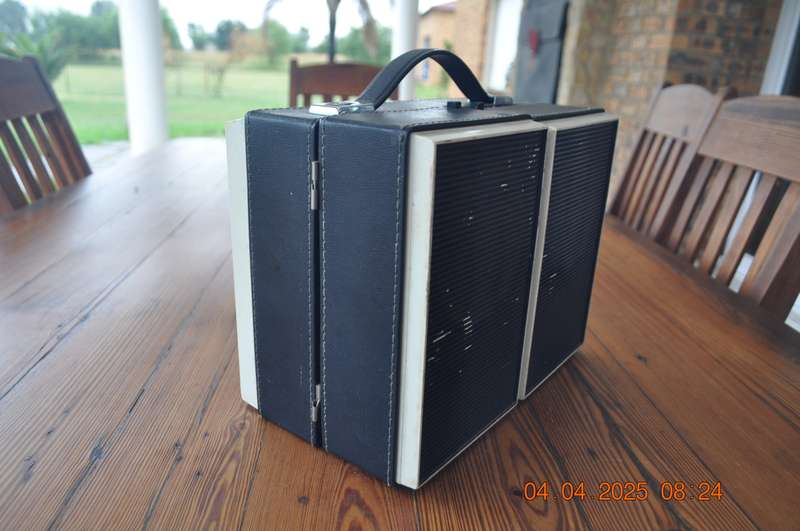 Vintage Hitachi Level Matic Boom Box from 1960s