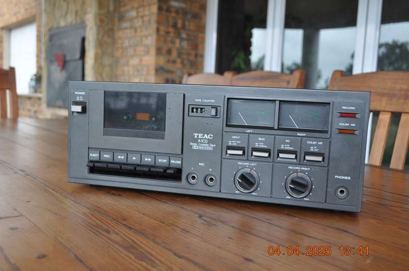 Vintage Teac A-103 Stereo Cassette Deck Player