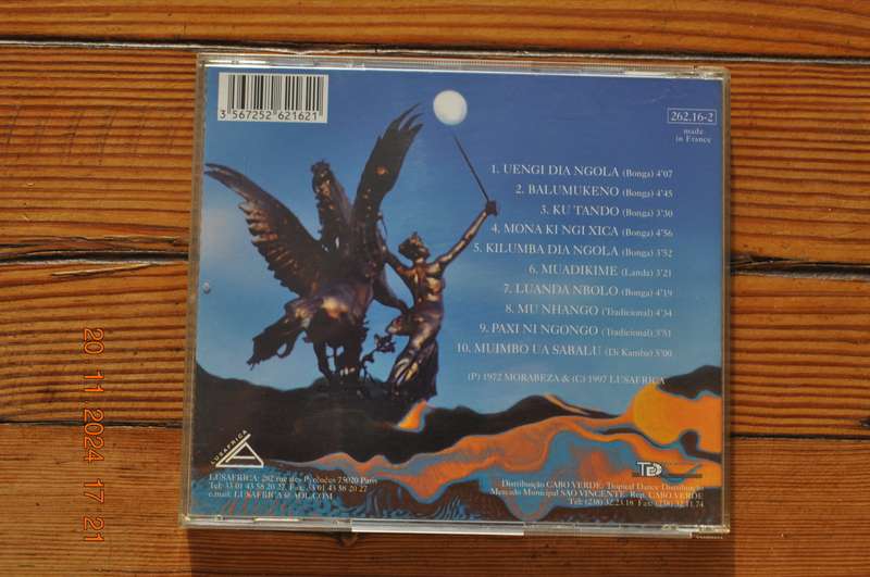 Bonga  Angola 72 (Cd Portuguese)