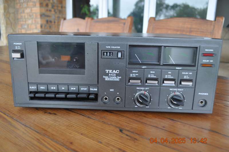 Vintage Teac A-103 Stereo Cassette Deck Player