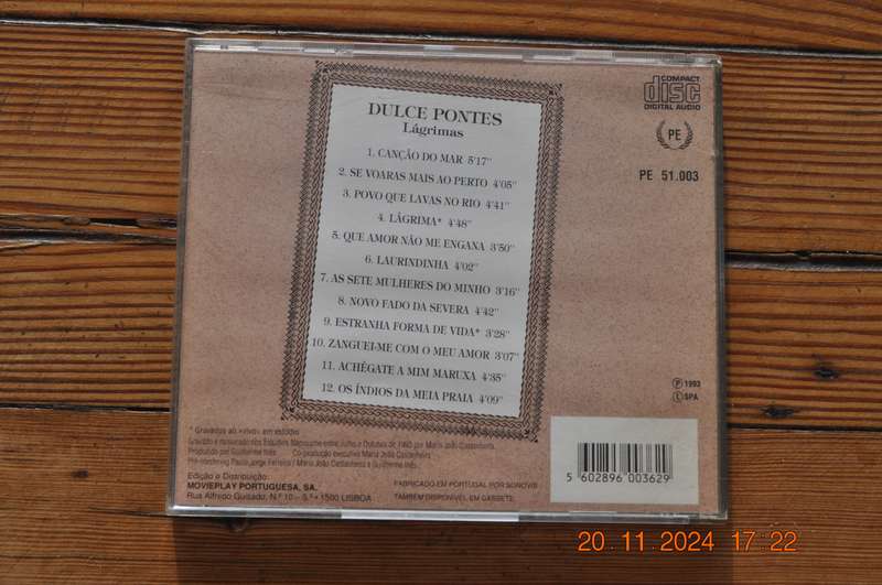Dulce Pontes - Lagrimas (Cd Portuguese)