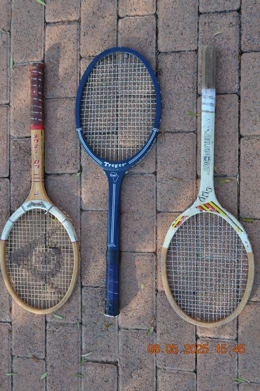Vintage Wooden Tennis Rackets