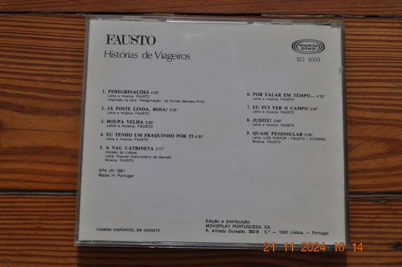 Fausto  Historias De Viageiros  (Cd Portuguese)
