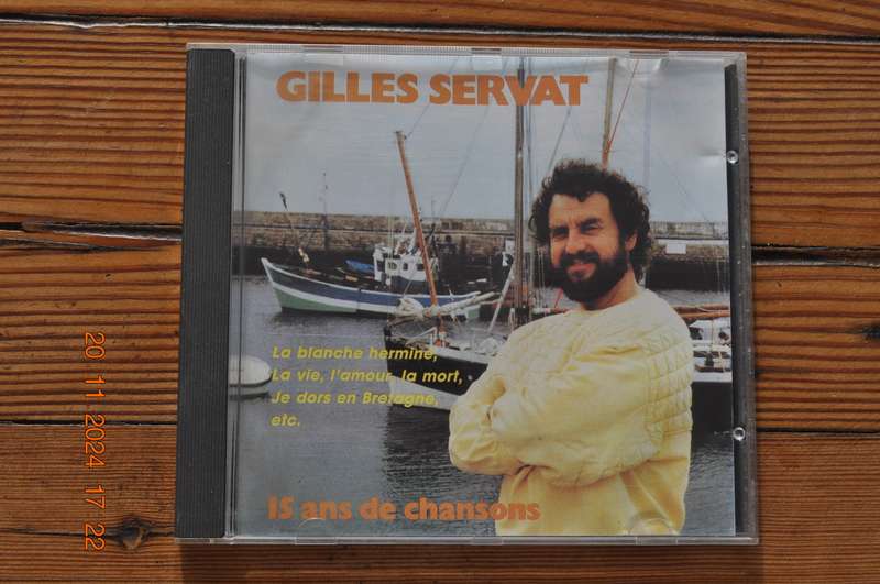 Gilles Servat  15 Ans De Chansons (Cd French)