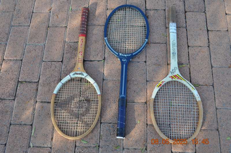 Vintage Wooden Tennis Rackets