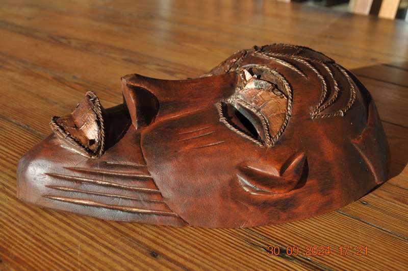 African Wall Mask (ref copper)