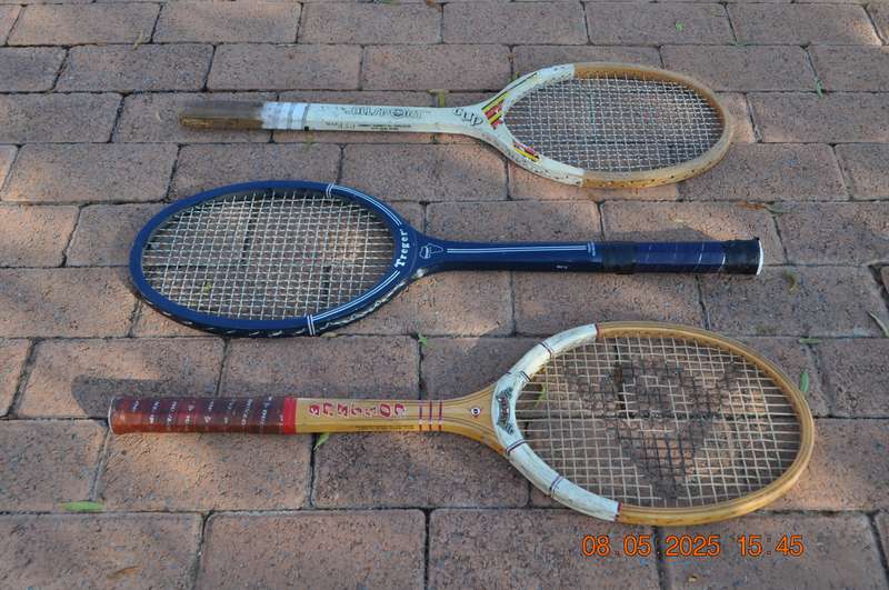 Vintage Wooden Tennis Rackets