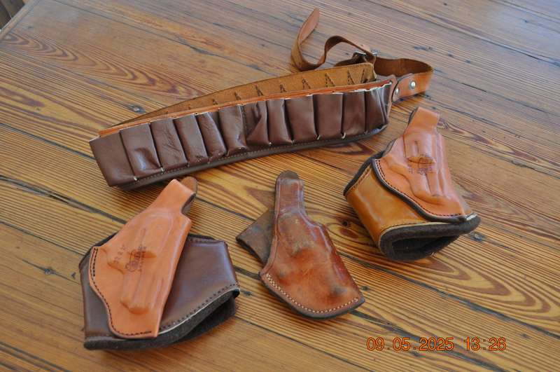 Leather 38 Special and Shotgun Gun Holsters