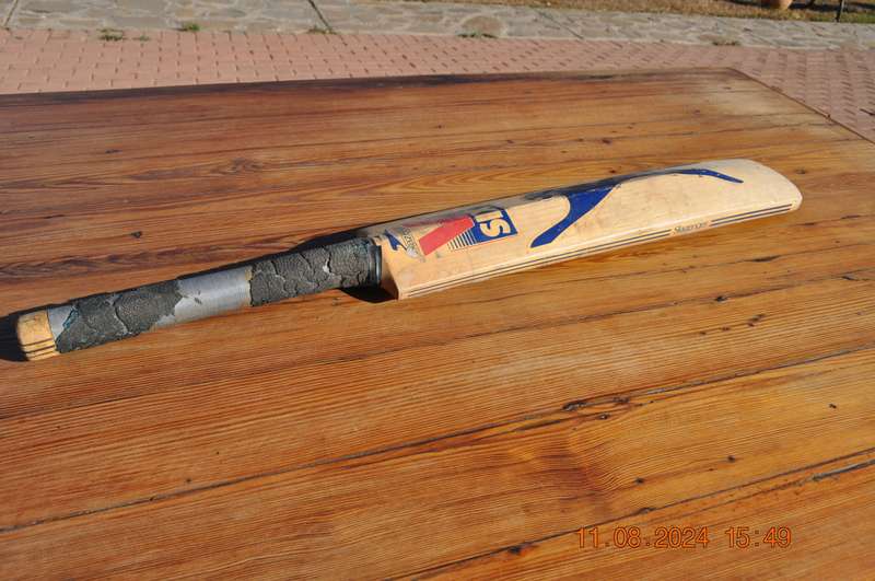 Vintage Slazenger V Six Signed Cricket Bat