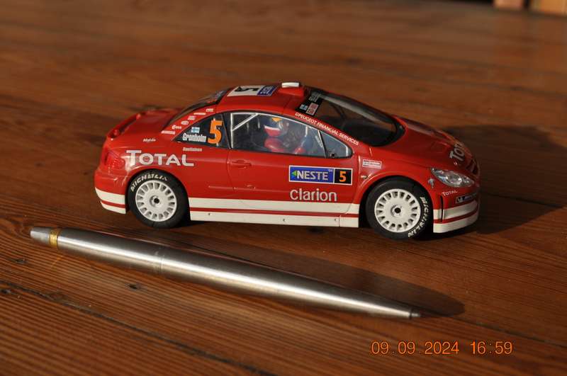 Peugeot 307 WRC Hornby Scalextric Model Car Scale 1:32
