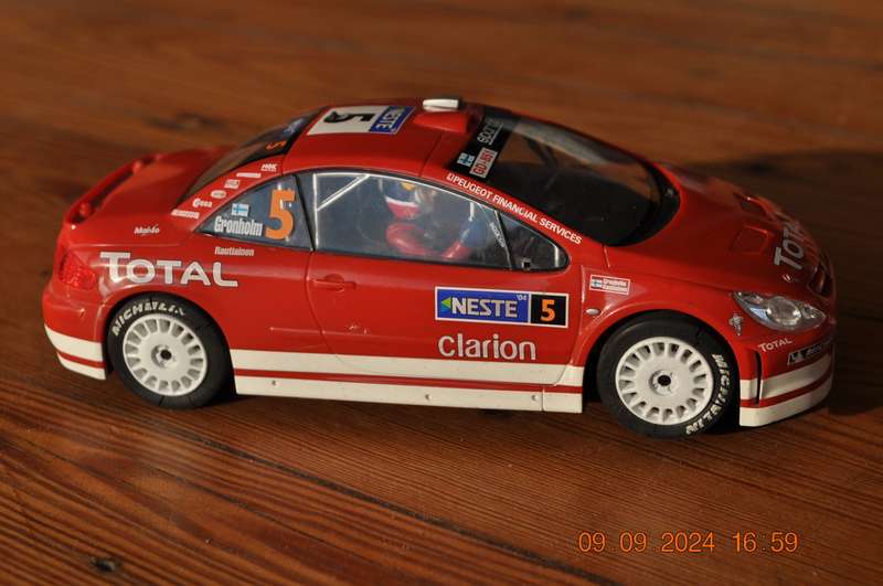 Peugeot 307 WRC Hornby Scalextric Model Car Scale 1:32