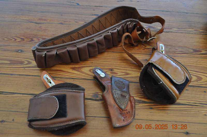 Leather 38 Special and Shotgun Gun Holsters