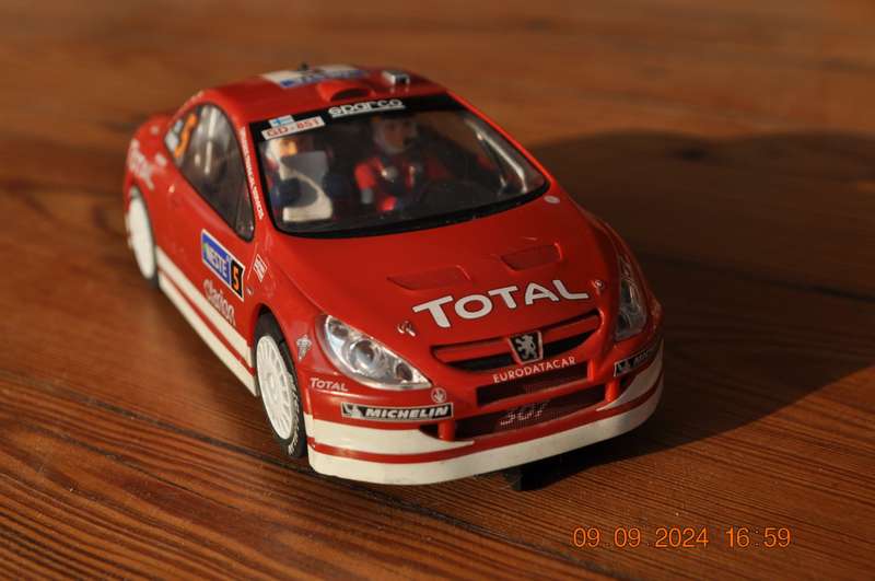 Peugeot 307 WRC Hornby Scalextric Model Car Scale 1:32