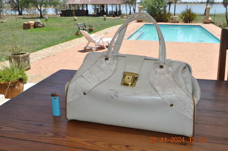Vintage Vinyl Bowling Bag
