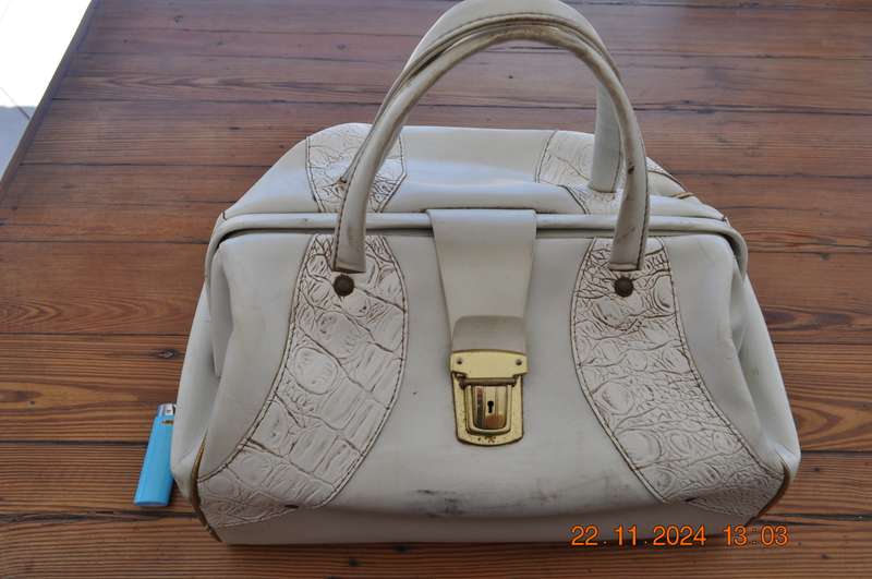 Vintage Vinyl Bowling Bag
