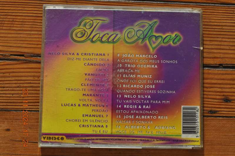 Toca Amor (Cd Portuguese)
