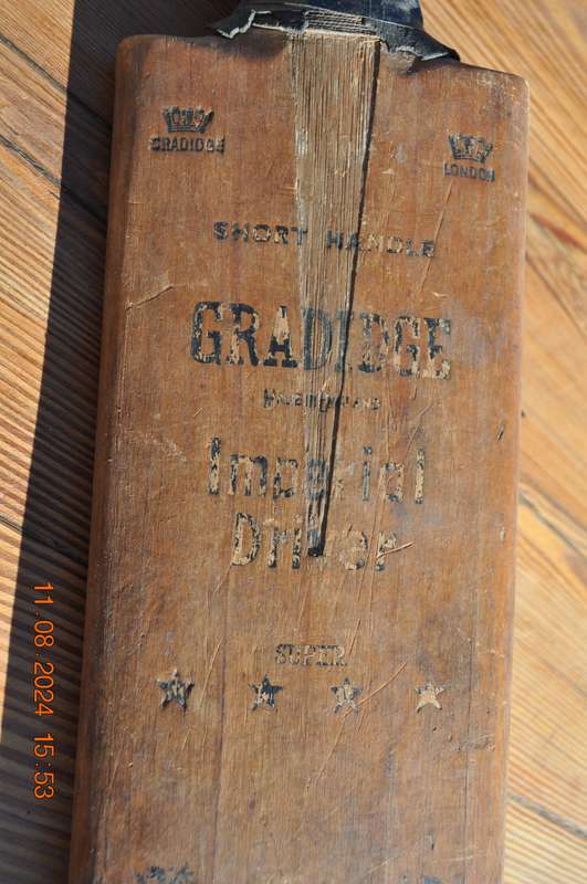 Vintage Gradidge Imperial Driver Cricket Bat